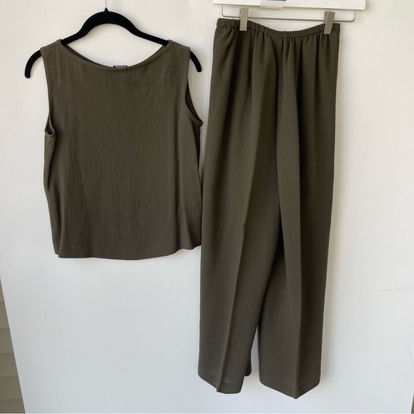 Eileen Fisher Organic Cotton Blend 2 Piece Set size XS and S - Picture 6 of 10